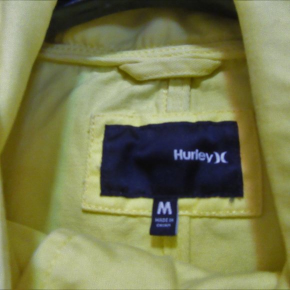 Yellow Jean Coat Hurley size Medium - Picture 4 of 7